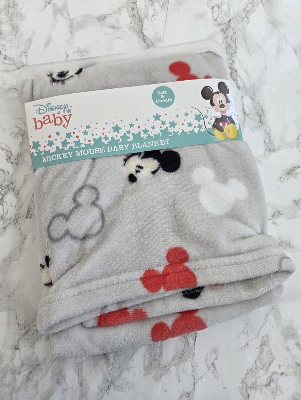 Disney Baby Boy Mickey Mouse 1-Ply Flannel Fleece